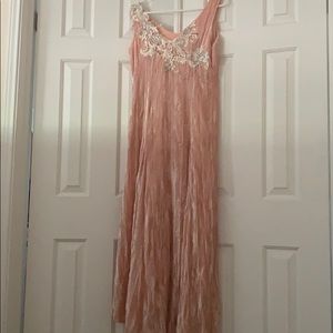 Velveteen dress with jacket